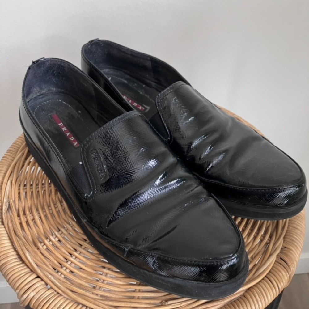 Prada Sport Linea Rossa Women’s Patent Loafers